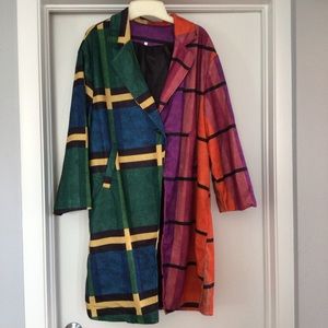 New no tag color block blazer / jacket sz 3 XL